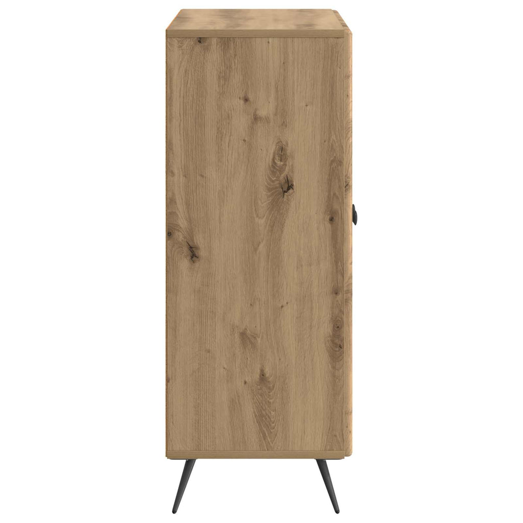 vidaXL Bufet Dąb artisan 66 x 34,5 x 90 cm Drewno inżynieryjne