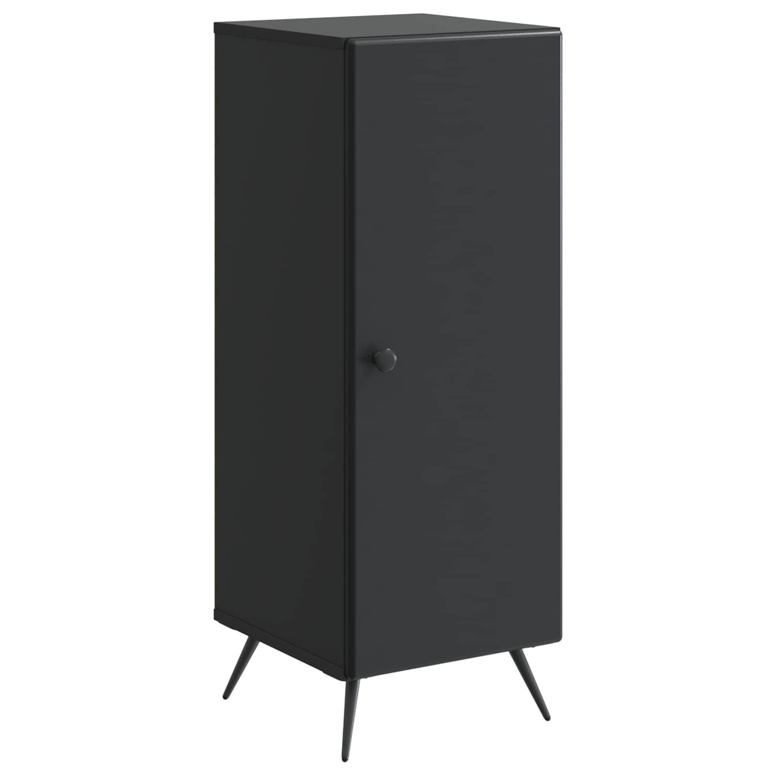 vidaXL Bufet Czarny 33 x 34,5 x 90 cm Drewno inżynieryjne