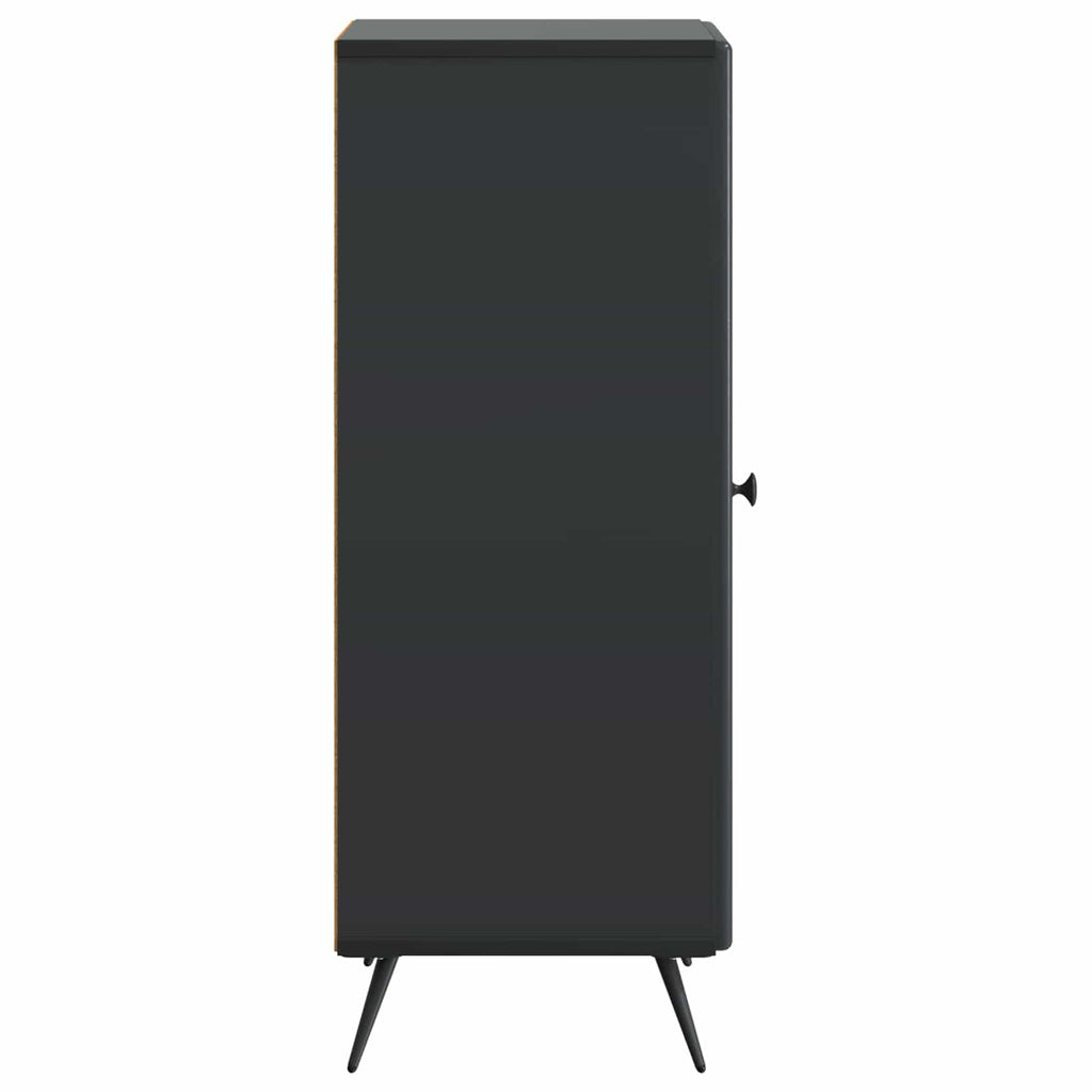 vidaXL Bufet Czarny 33 x 34,5 x 90 cm Drewno inżynieryjne