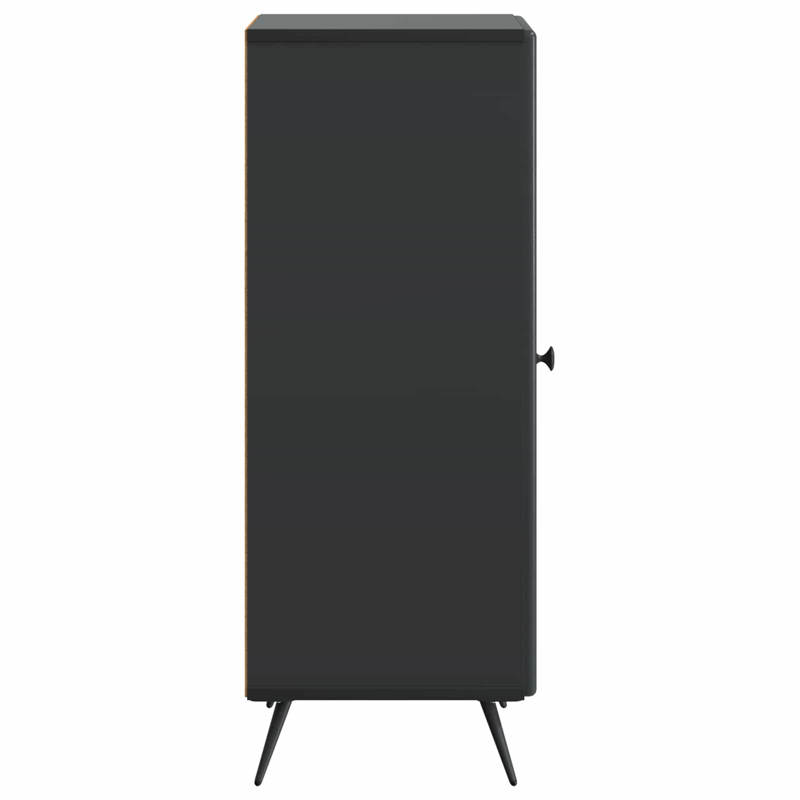 vidaXL Bufet Czarny 33 x 34,5 x 90 cm Drewno inżynieryjne