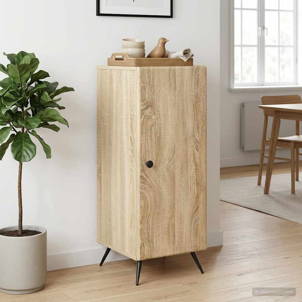 vidaXL Bufet dąb Sonoma 33 x 34,5 x 90 cm Drewno inżynieryjne