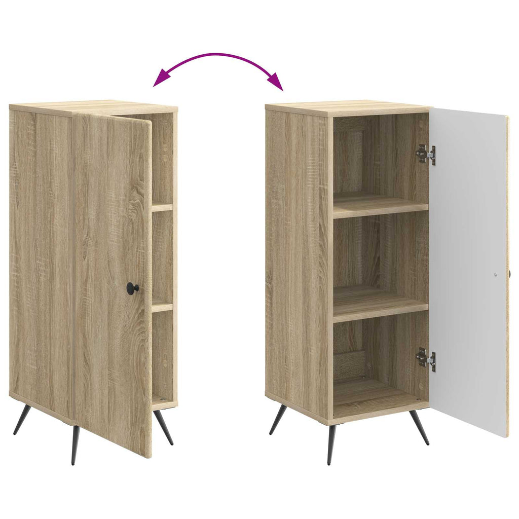vidaXL Bufet dąb Sonoma 33 x 34,5 x 90 cm Drewno inżynieryjne