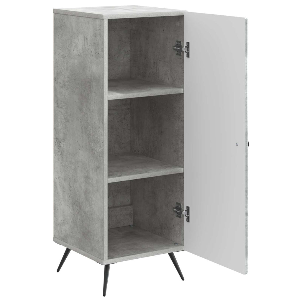 vidaXL Bufet Betonowy szary 33 x 34,5 x 90 cm Drewno inżynieryjne