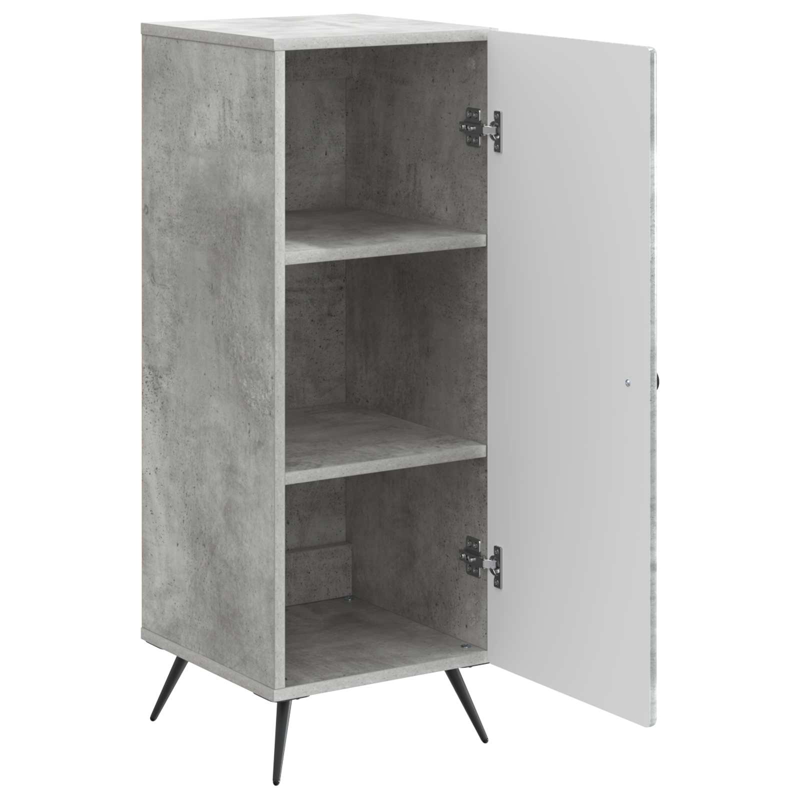 vidaXL Bufet Betonowy szary 33 x 34,5 x 90 cm Drewno inżynieryjne