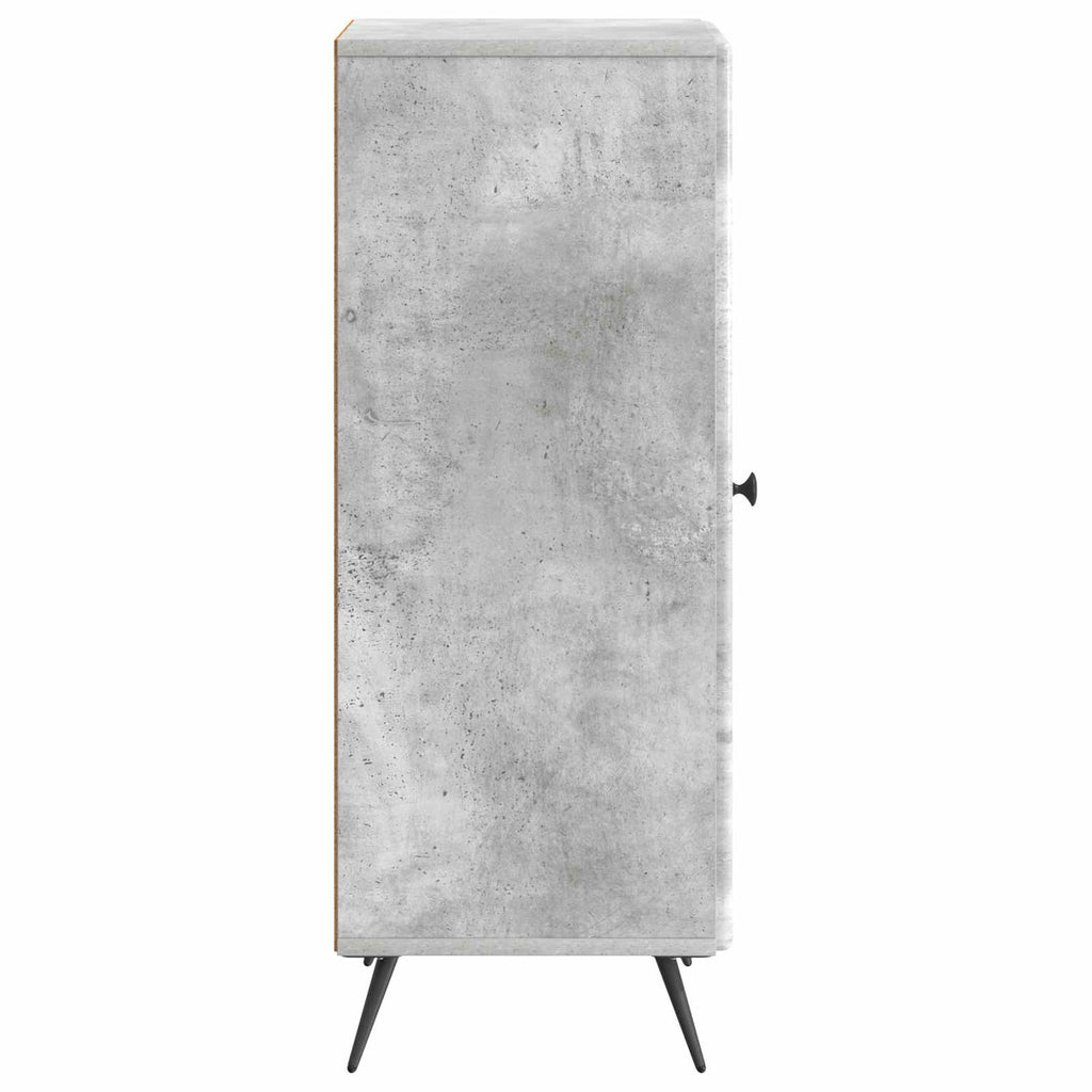 vidaXL Bufet Betonowy szary 33 x 34,5 x 90 cm Drewno inżynieryjne
