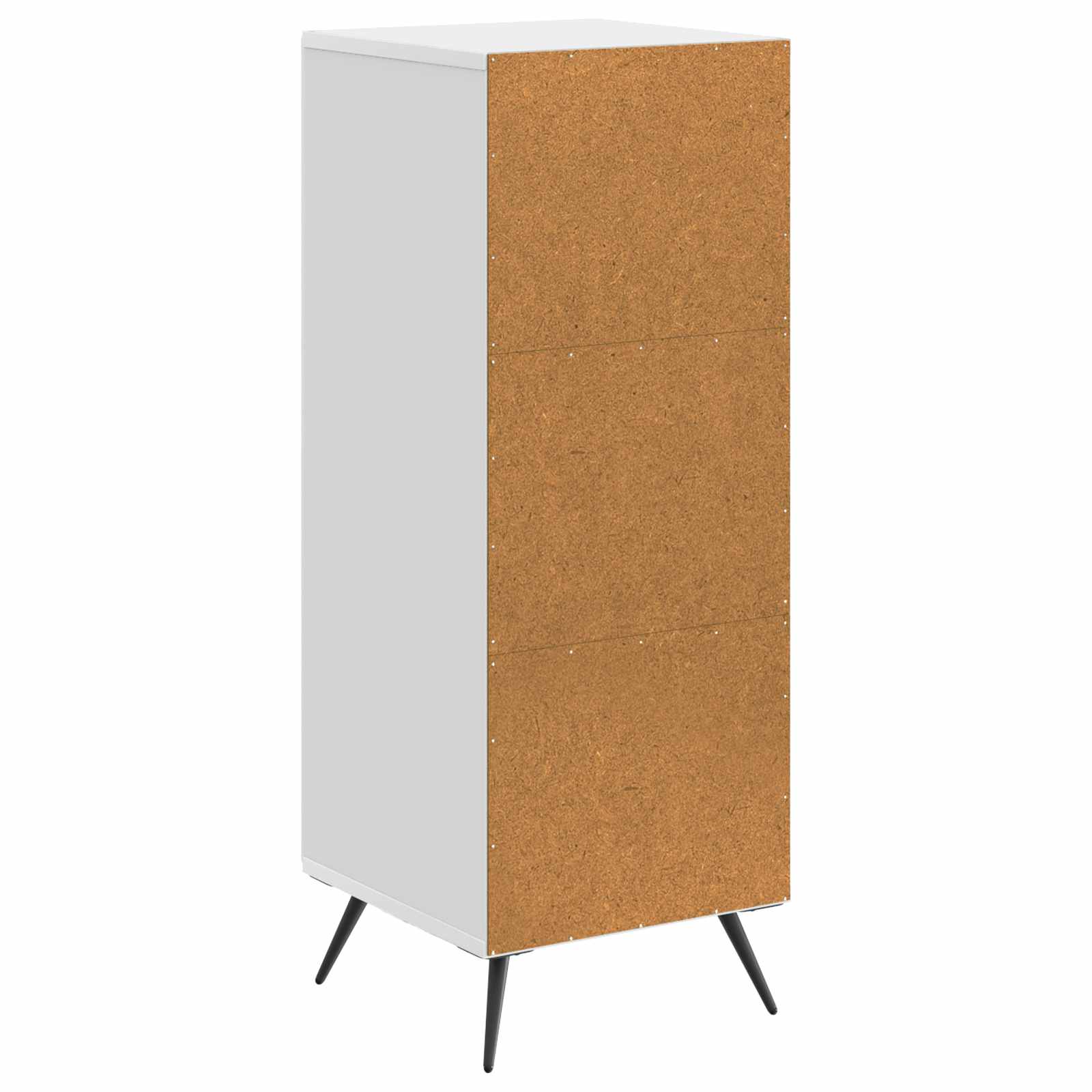 vidaXL Bufet Biały wysoki połysk 33 x 34,5 x 90 cm Drewno inżynieryjne