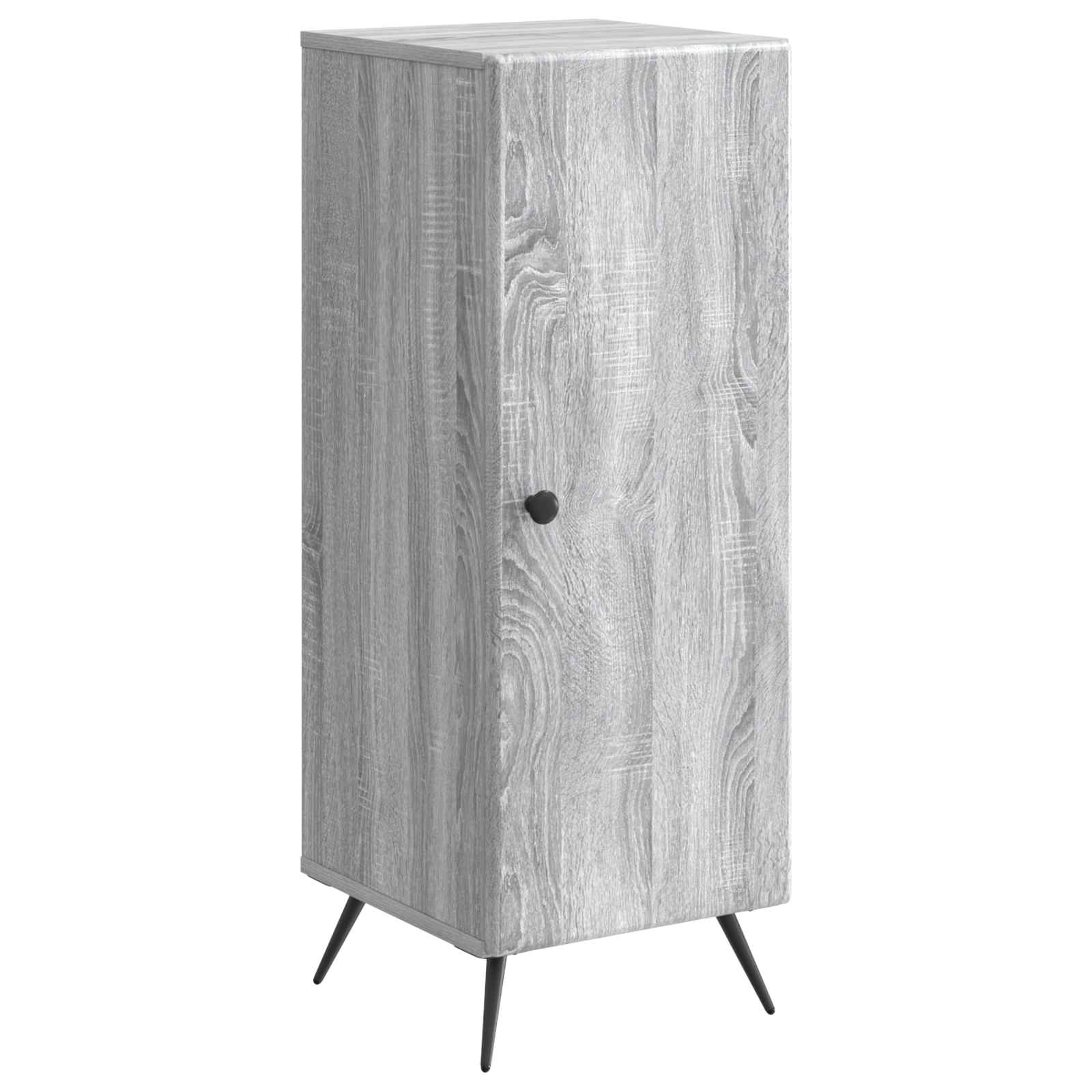 vidaXL Bufet Szary Sonoma 33 x 34,5 x 90 cm Drewno inżynieryjne