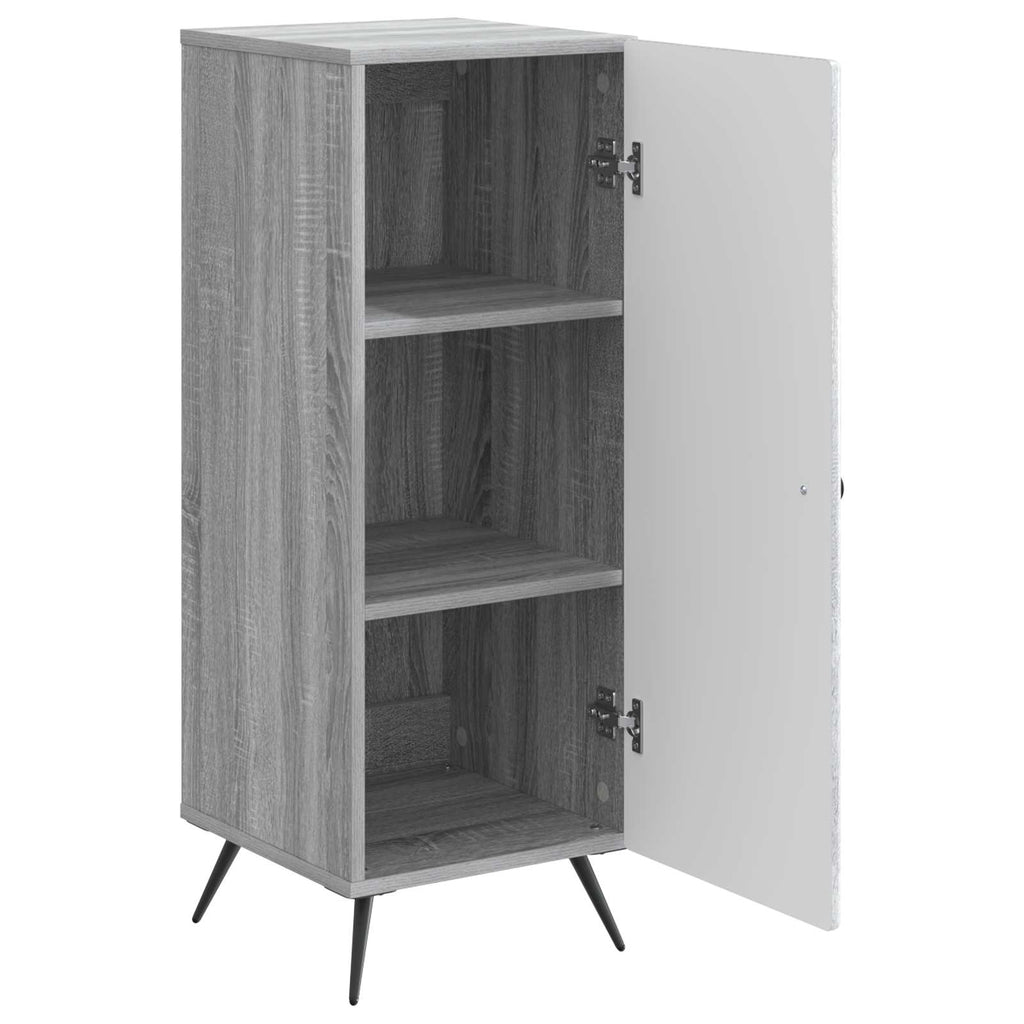 vidaXL Bufet Szary Sonoma 33 x 34,5 x 90 cm Drewno inżynieryjne