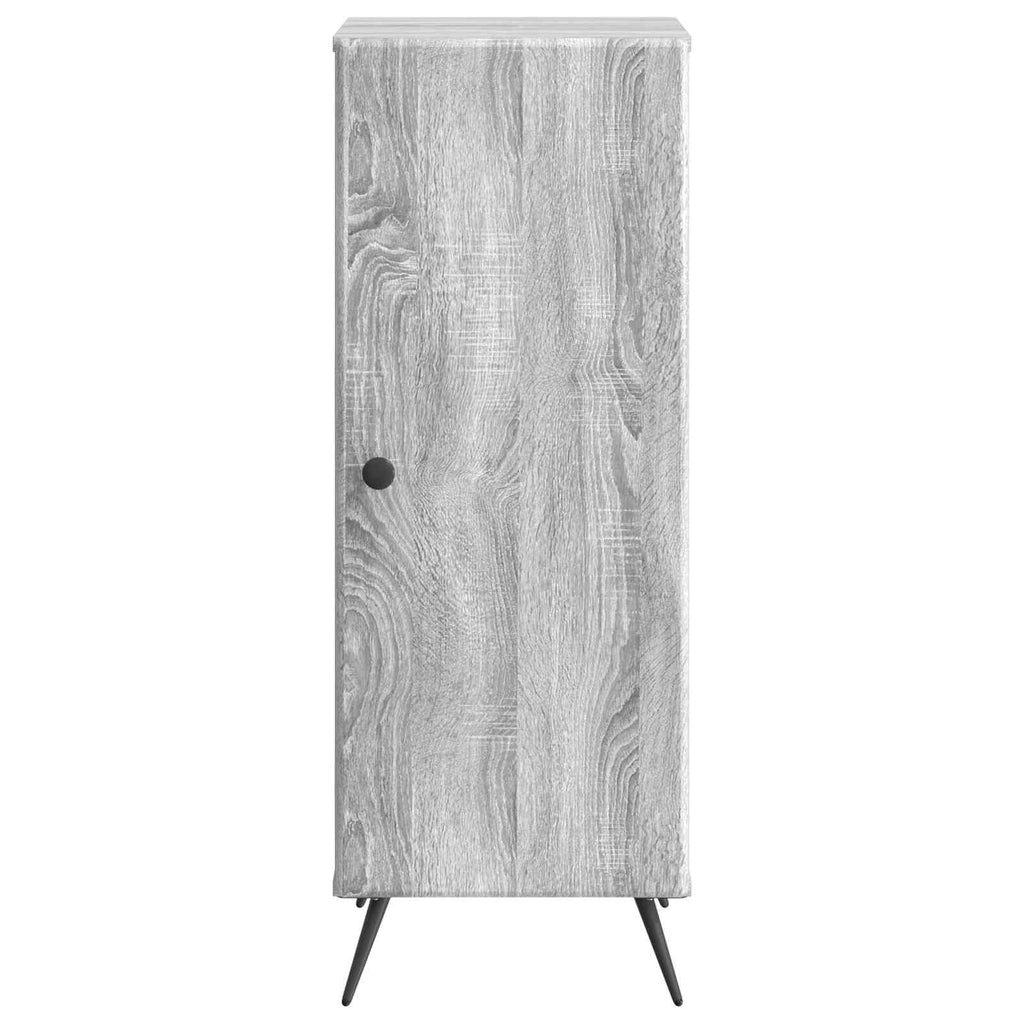 vidaXL Bufet Szary Sonoma 33 x 34,5 x 90 cm Drewno inżynieryjne