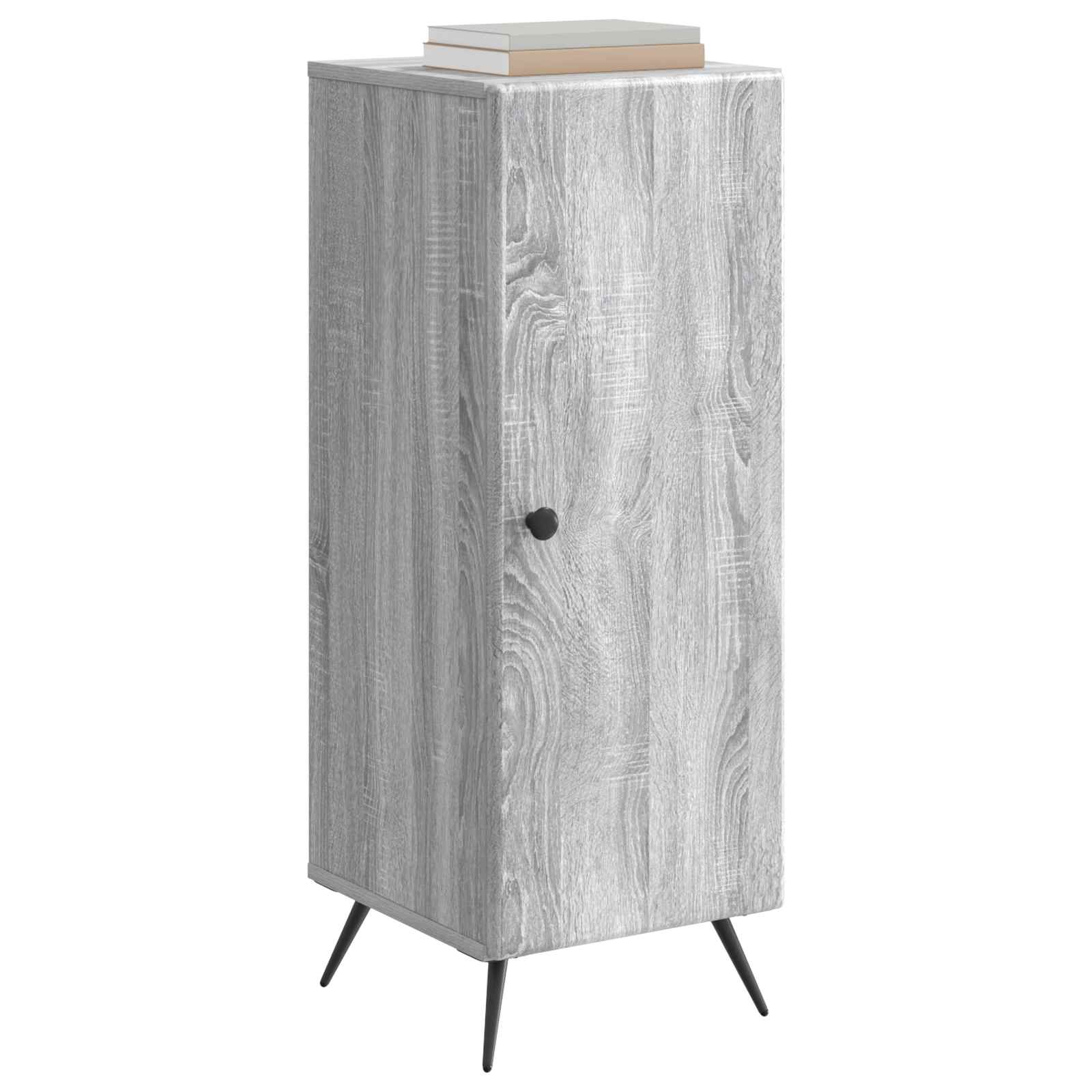 vidaXL Bufet Szary Sonoma 33 x 34,5 x 90 cm Drewno inżynieryjne