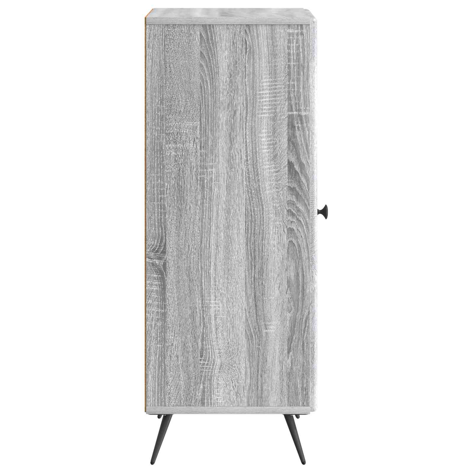 vidaXL Bufet Szary Sonoma 33 x 34,5 x 90 cm Drewno inżynieryjne