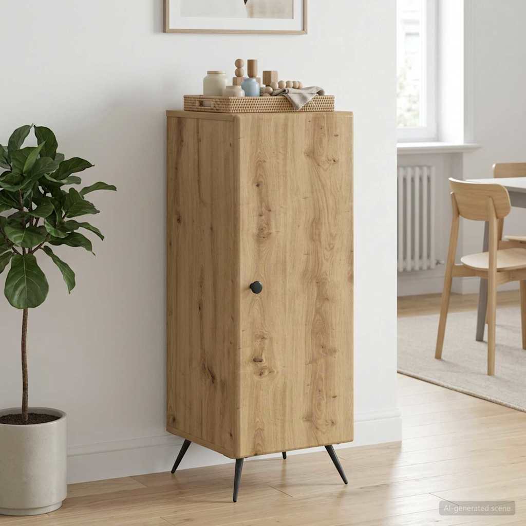 vidaXL Bufet Dąb artisan 33 x 34,5 x 90 cm Drewno inżynieryjne
