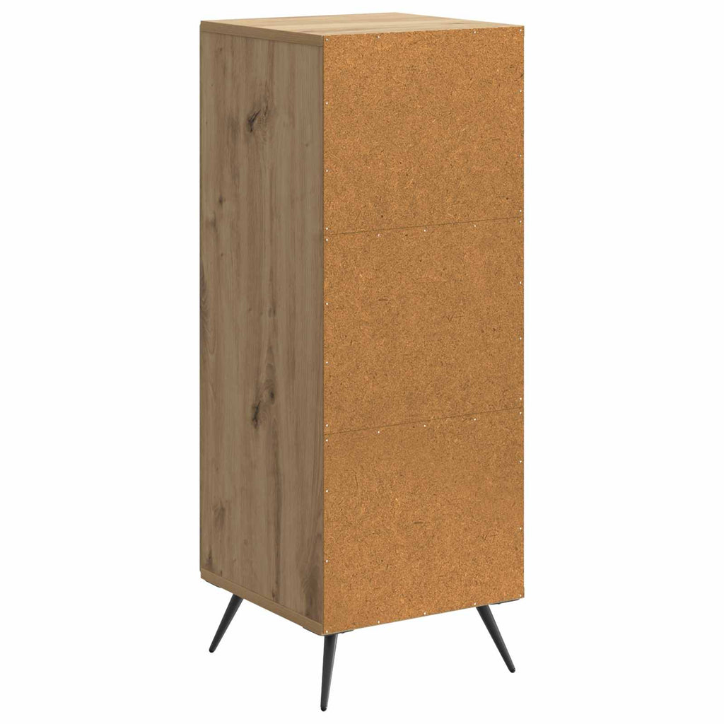 vidaXL Bufet Dąb artisan 33 x 34,5 x 90 cm Drewno inżynieryjne