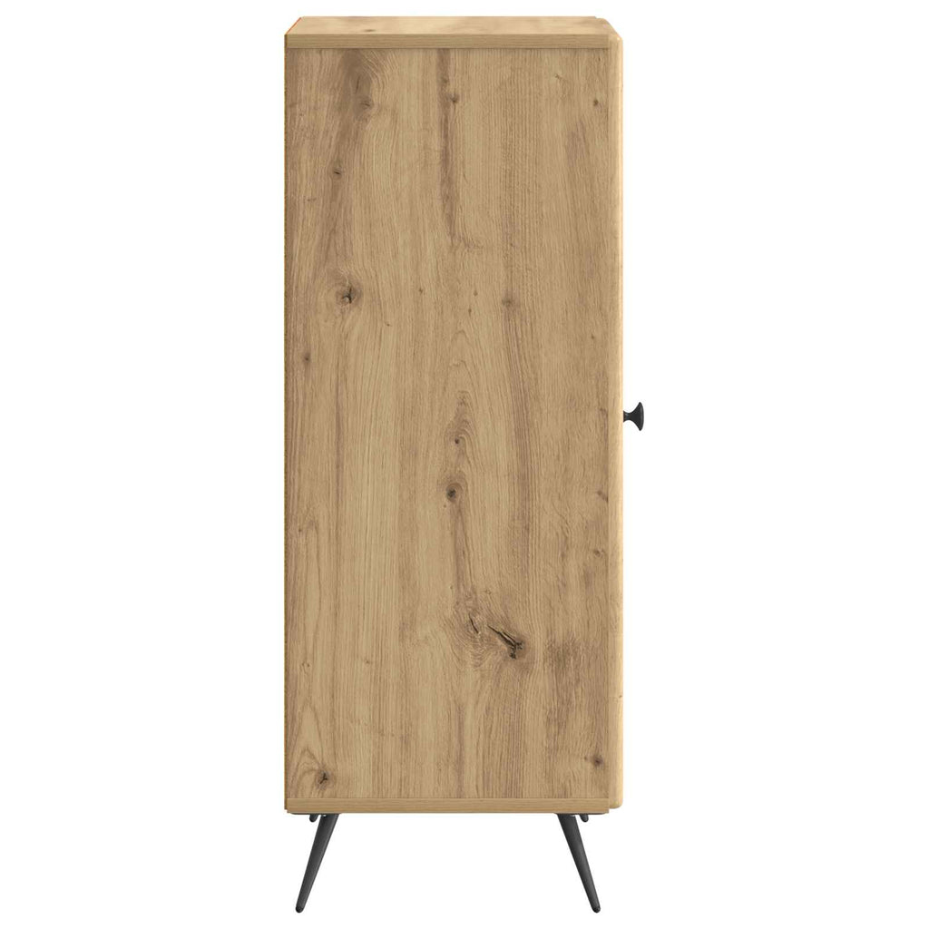 vidaXL Bufet Dąb artisan 33 x 34,5 x 90 cm Drewno inżynieryjne