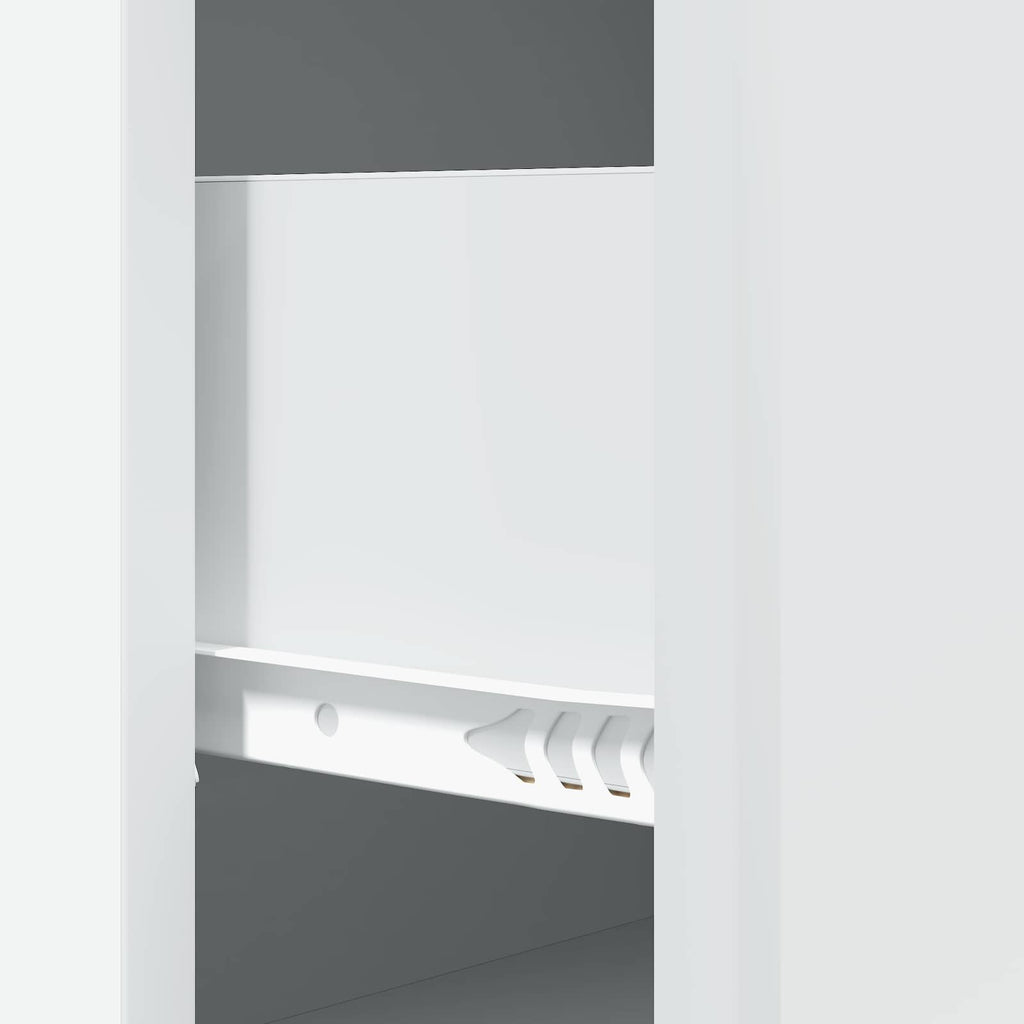 vidaXL Szafka z Szufladami Biały 66 x 34,5 x 90 cm Drewno inżynieryjne
