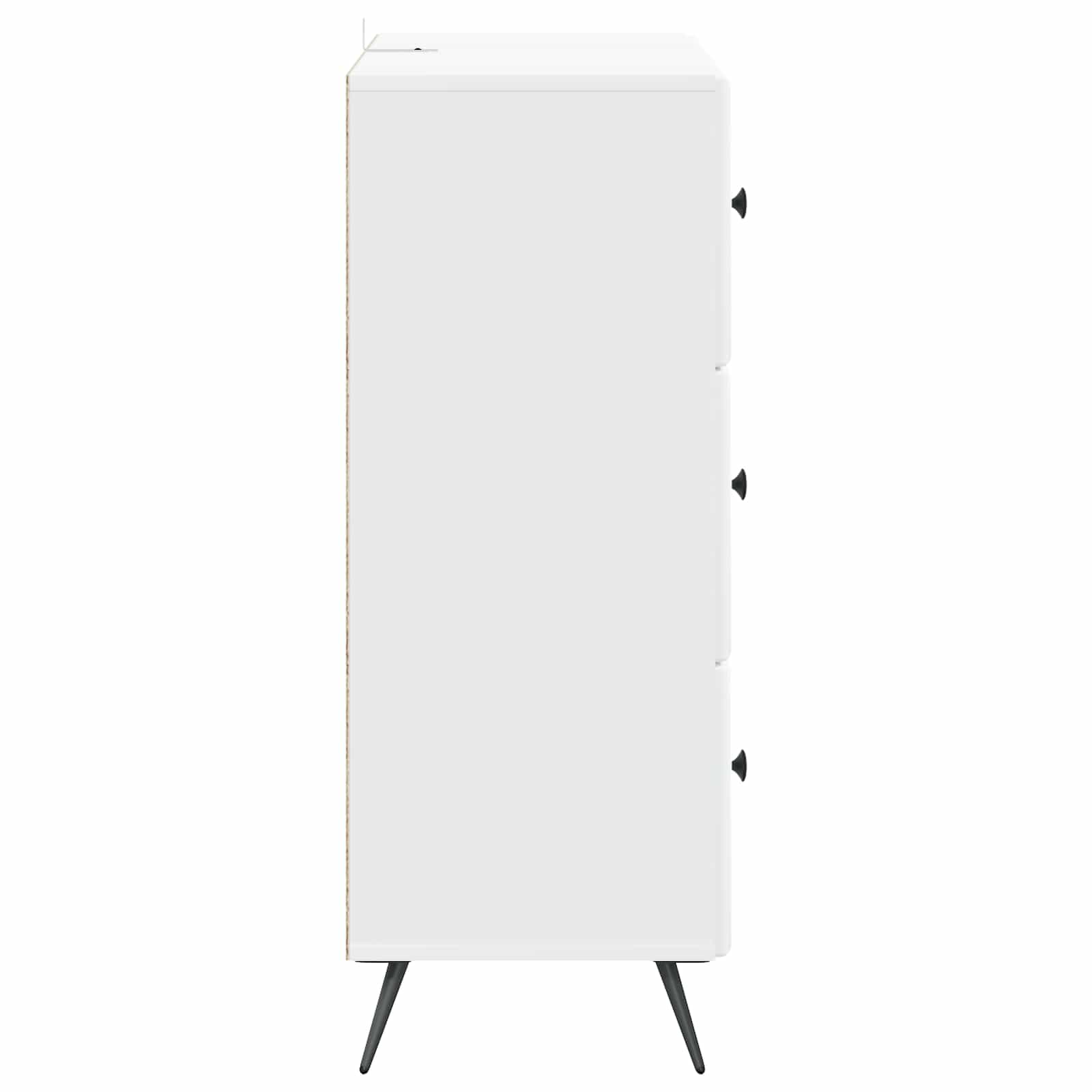 vidaXL Szafka z Szufladami Biały 66 x 34,5 x 90 cm Drewno inżynieryjne