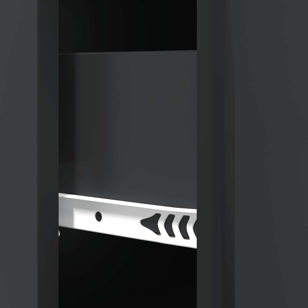 vidaXL Szafka z Szufladami Czarny 66 x 34,5 x 90 cm
