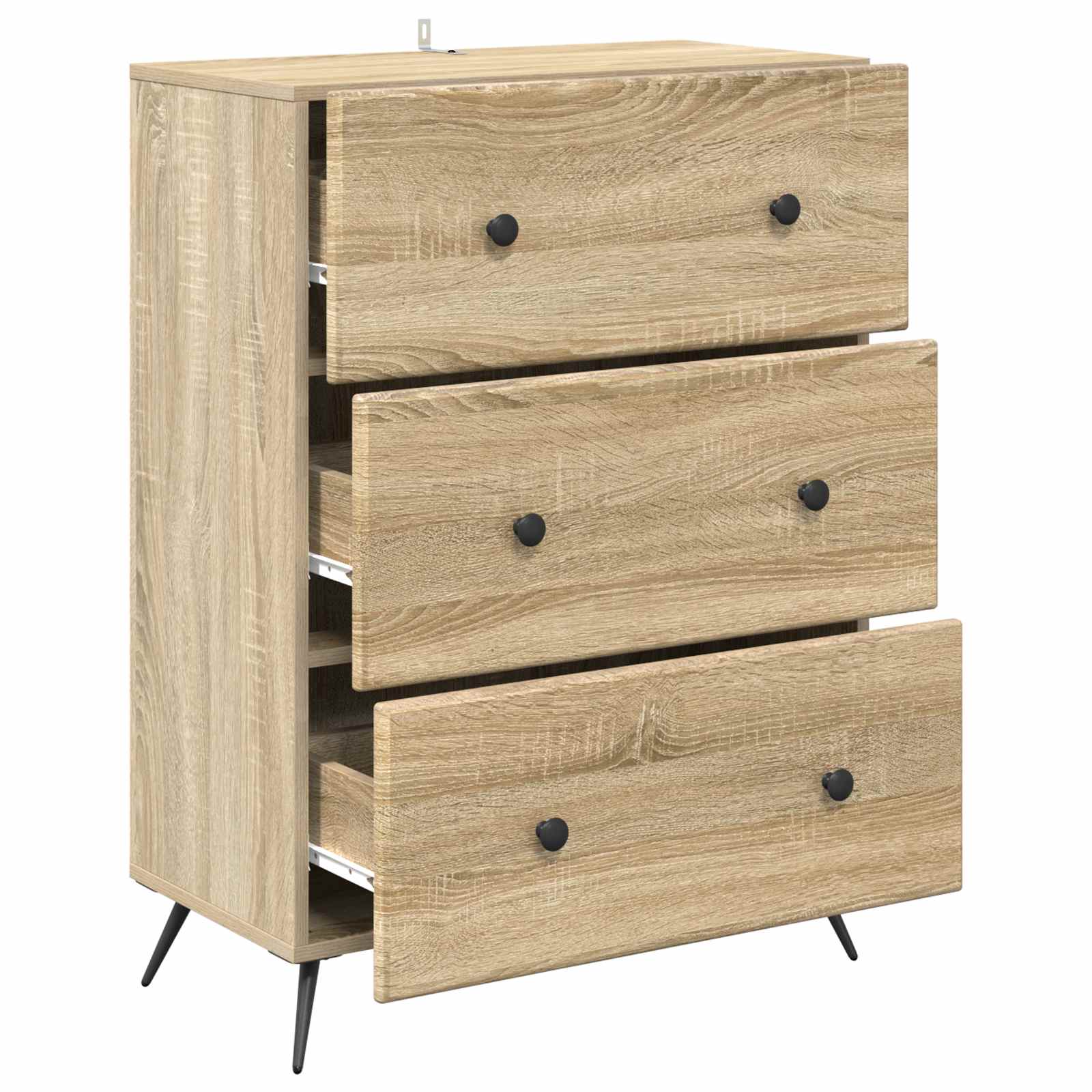 vidaXL Szafka z Szufladami dąb Sonoma 66 x 34,5 x 90 cm