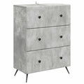 vidaXL Szafka z Szufladami Betonowy szary 66 x 34,5 x 90 cm