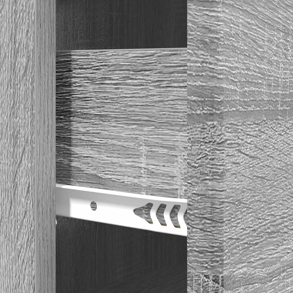 vidaXL Szafka z Szufladami Szary Sonoma 66 x 34,5 x 90 cm