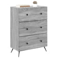 vidaXL Szafka z Szufladami Szary Sonoma 66 x 34,5 x 90 cm