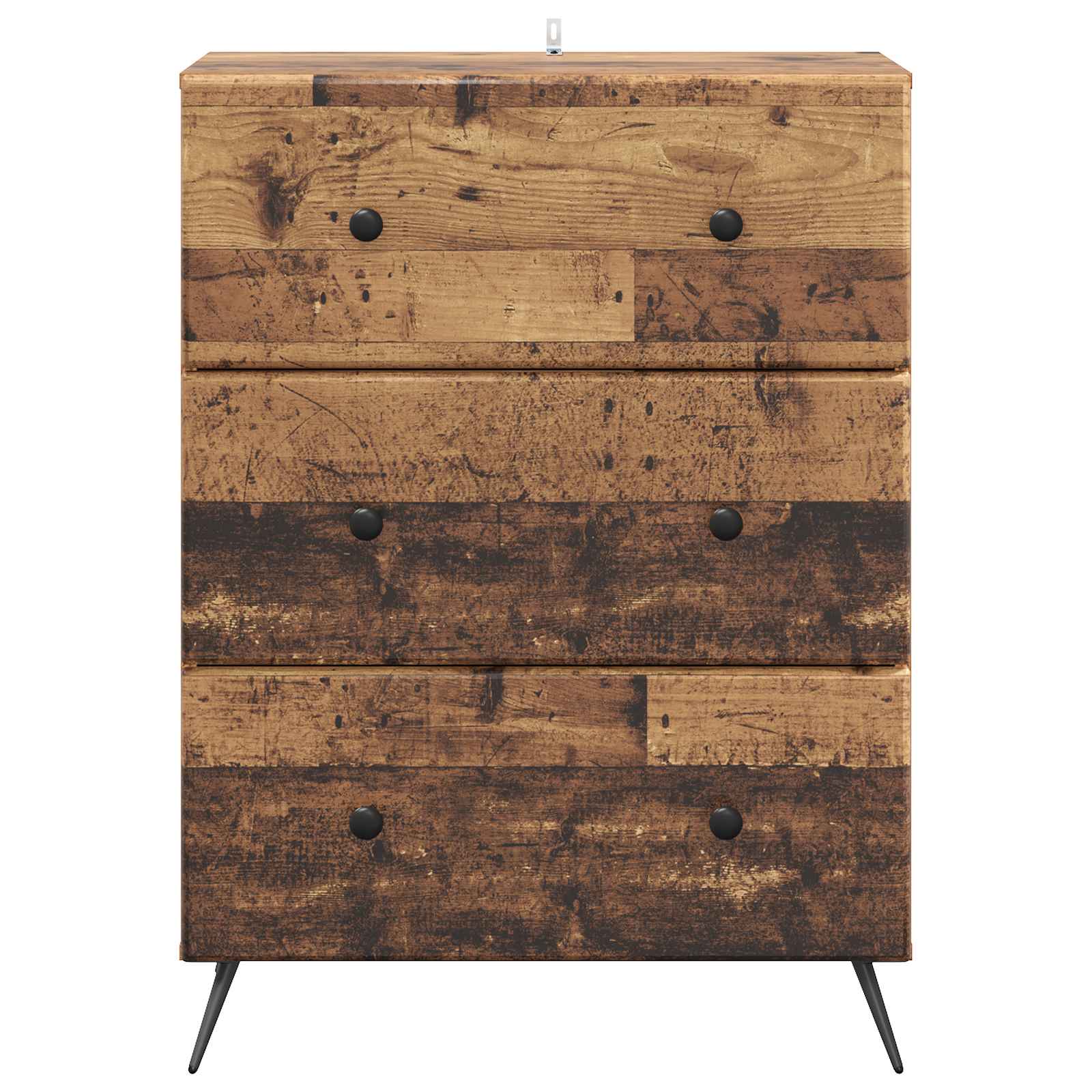 vidaXL Szafka z Szufladami Stare drewno 66 x 34,5 x 90 cm
