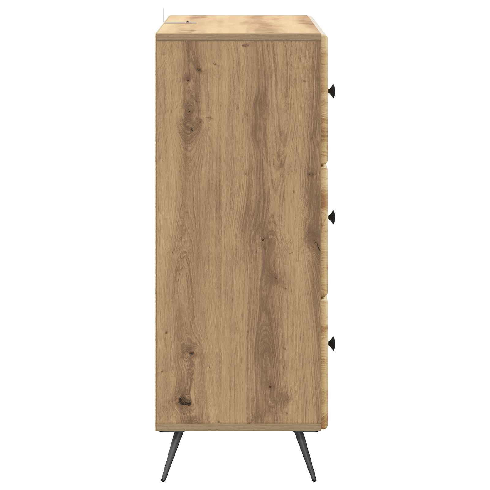 vidaXL Szafka z Szufladami Dąb artisan 66 x 34,5 x 90 cm
