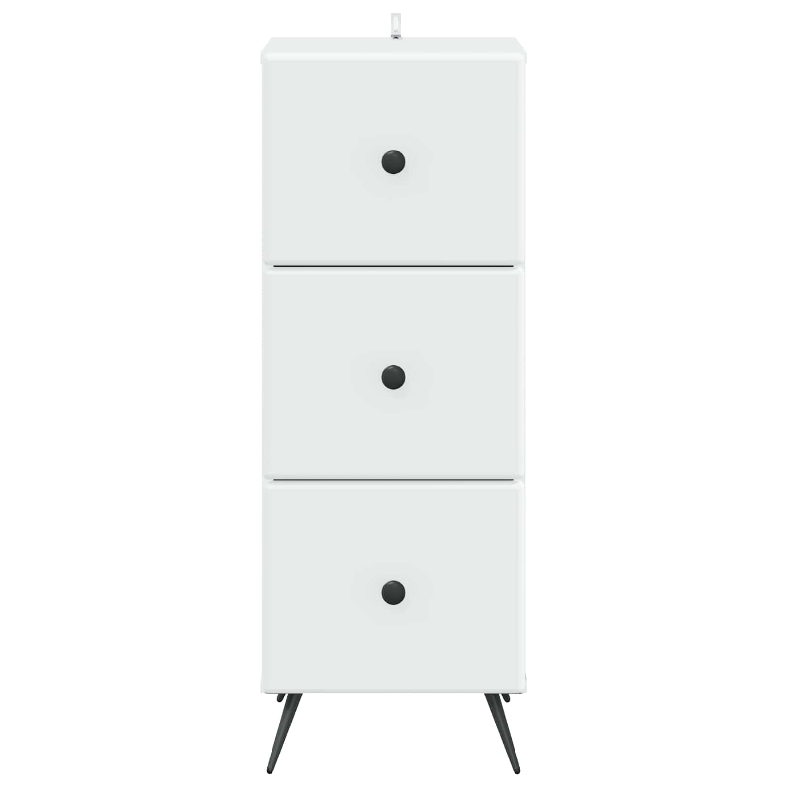 vidaXL Szafka z Szufladami Biały 33 x 34,5 x 90 cm Drewno inżynieryjne