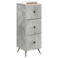vidaXL Szafka z Szufladami Betonowy szary 33 x 34,5 x 90 cm