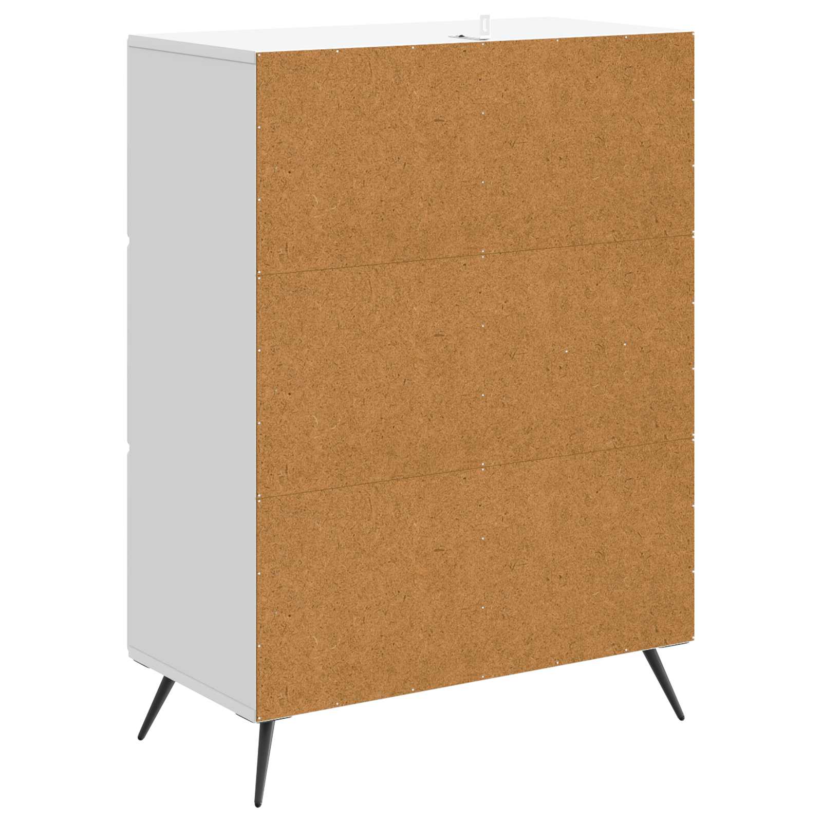 vidaXL Bufet Biały 66 x 34,5 x 90 cm Drewno inżynieryjne