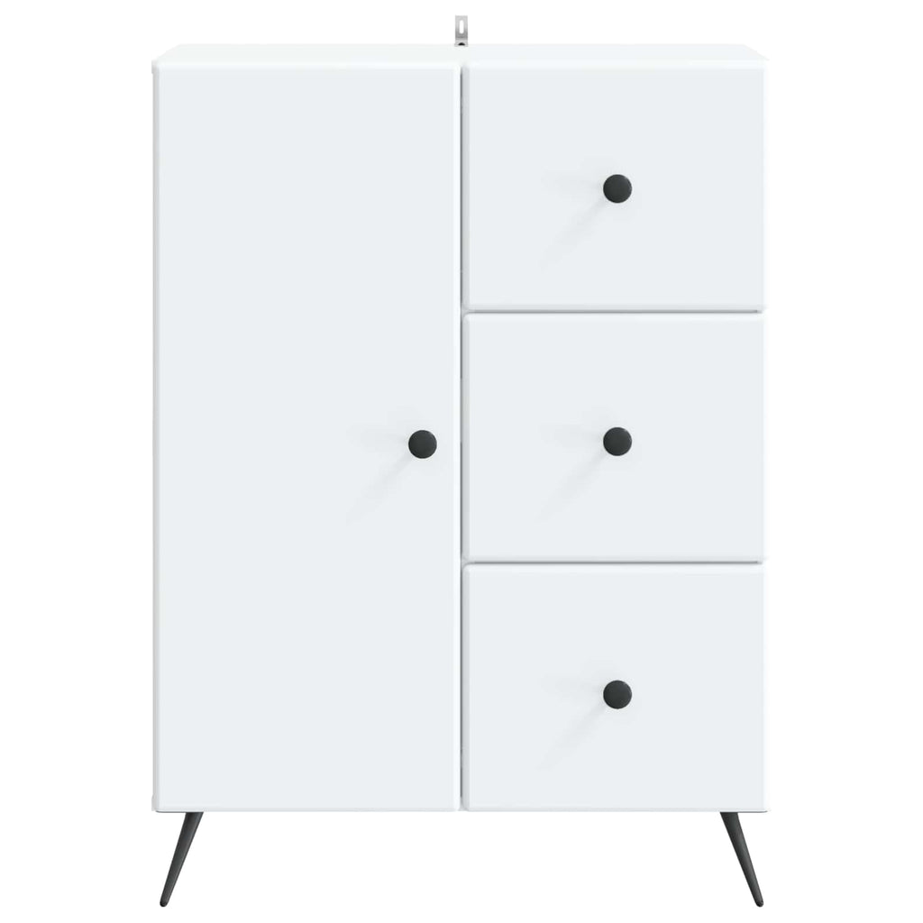 vidaXL Bufet Biały 66 x 34,5 x 90 cm Drewno inżynieryjne