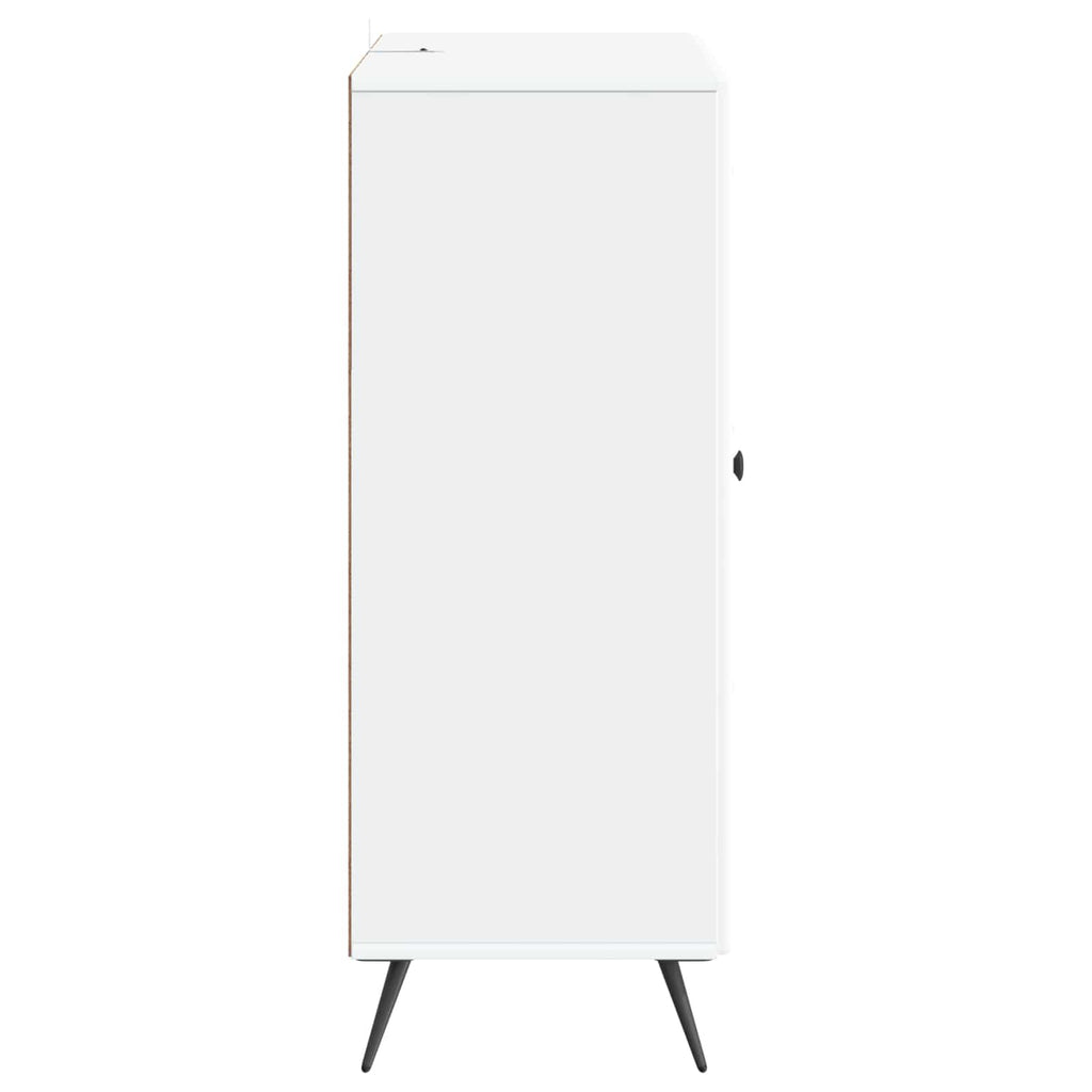 vidaXL Bufet Biały 66 x 34,5 x 90 cm Drewno inżynieryjne