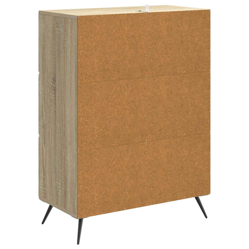 vidaXL Bufet dąb Sonoma 66 x 34,5 x 90 cm Drewno inżynieryjne