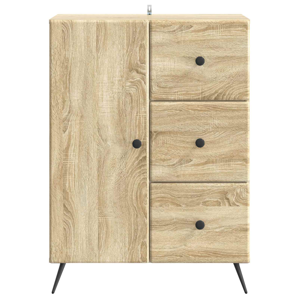 vidaXL Bufet dąb Sonoma 66 x 34,5 x 90 cm Drewno inżynieryjne