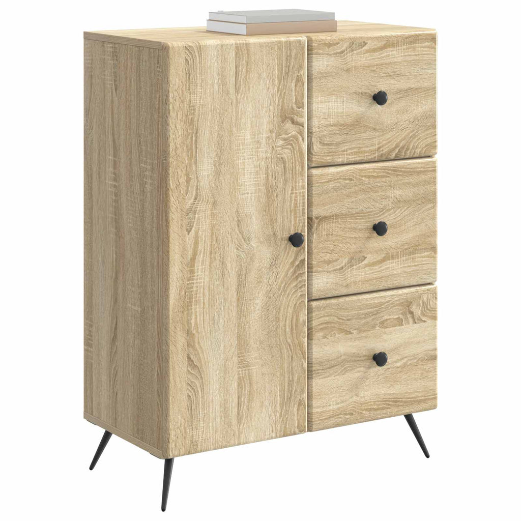 vidaXL Bufet dąb Sonoma 66 x 34,5 x 90 cm Drewno inżynieryjne