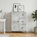 vidaXL Bufet Betonowy szary 66 x 34,5 x 90 cm Drewno inżynieryjne