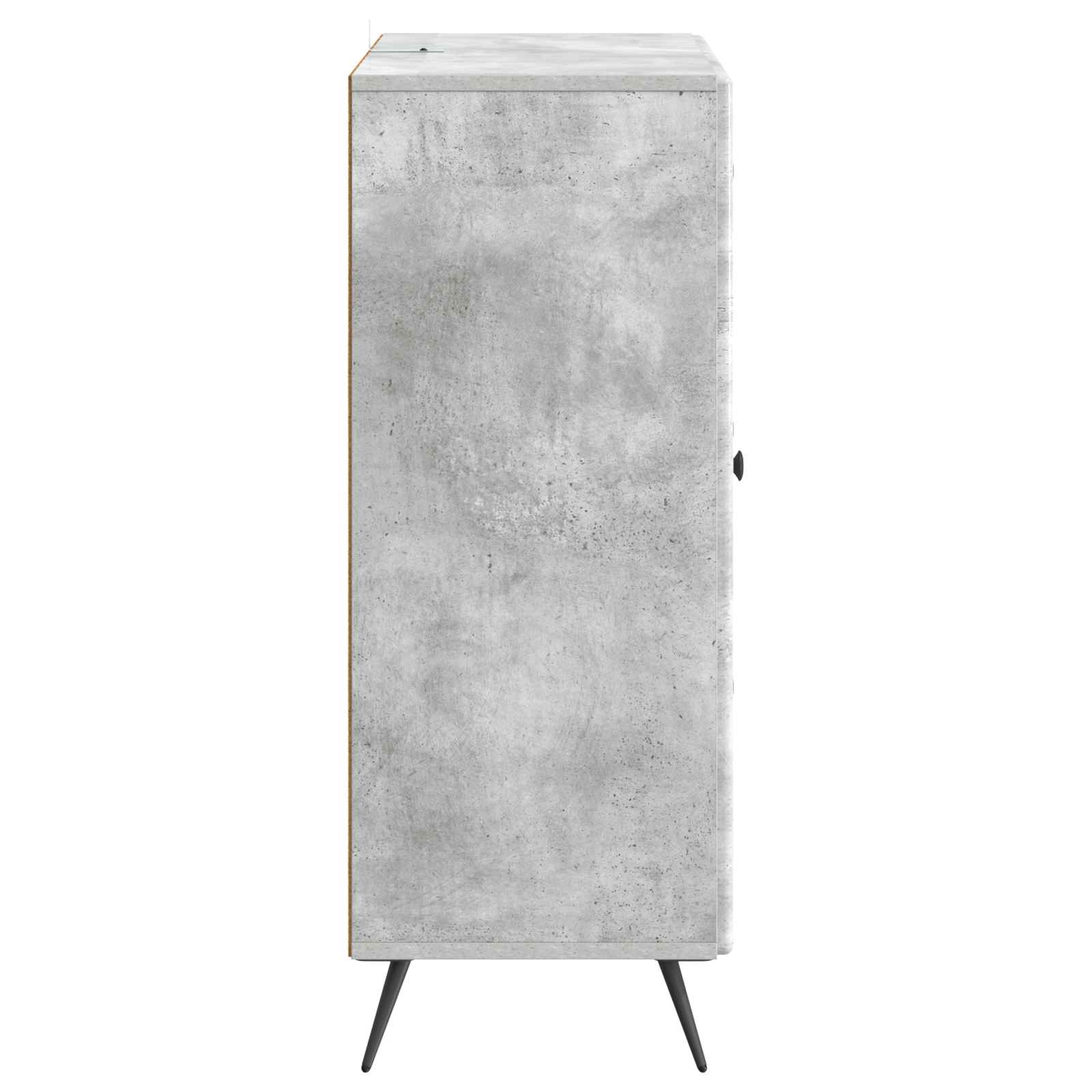 vidaXL Bufet Betonowy szary 66 x 34,5 x 90 cm Drewno inżynieryjne