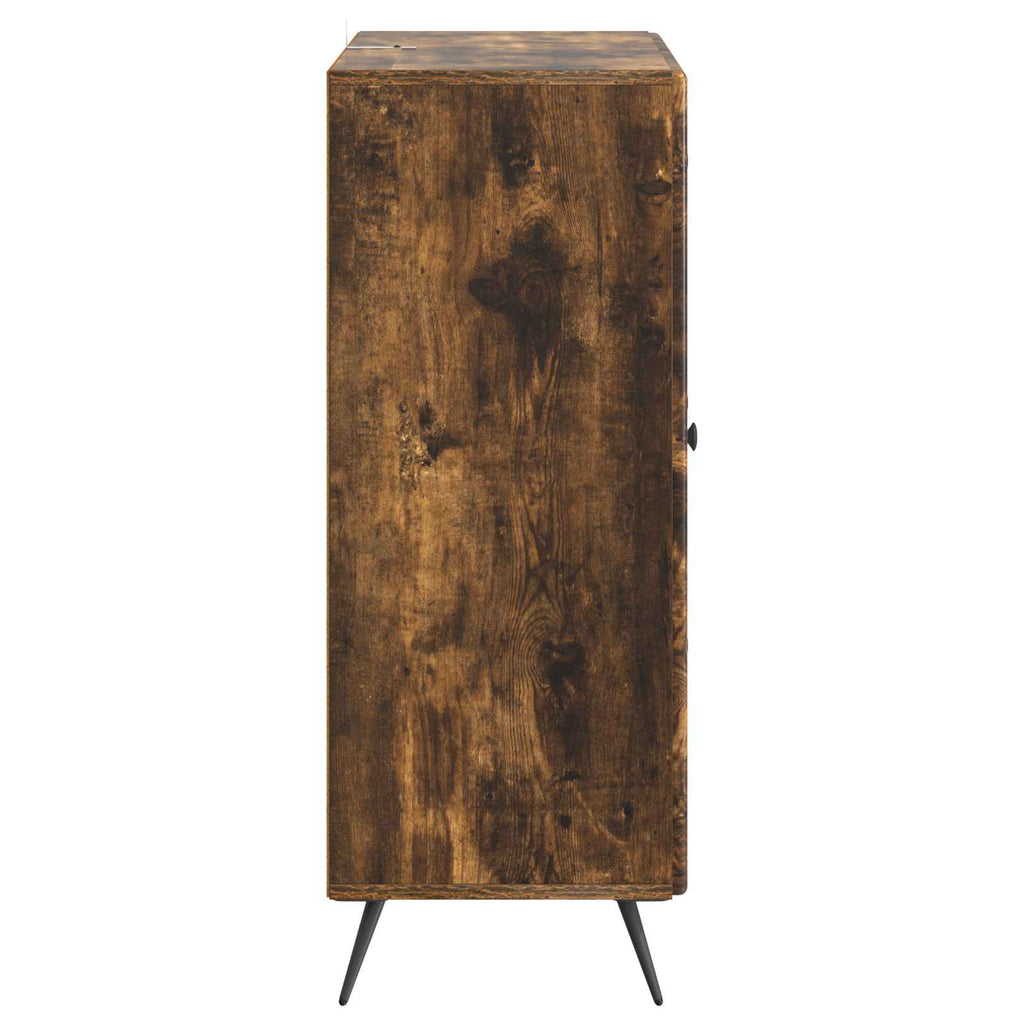 vidaXL Bufet Dąb wędzony 66 x 34,5 x 90 cm Drewno inżynieryjne