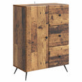 vidaXL Bufet Stare drewno 66 x 34,5 x 90 cm Drewno inżynieryjne