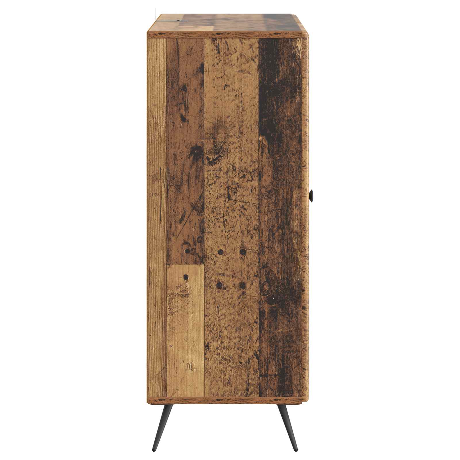vidaXL Bufet Stare drewno 66 x 34,5 x 90 cm Drewno inżynieryjne