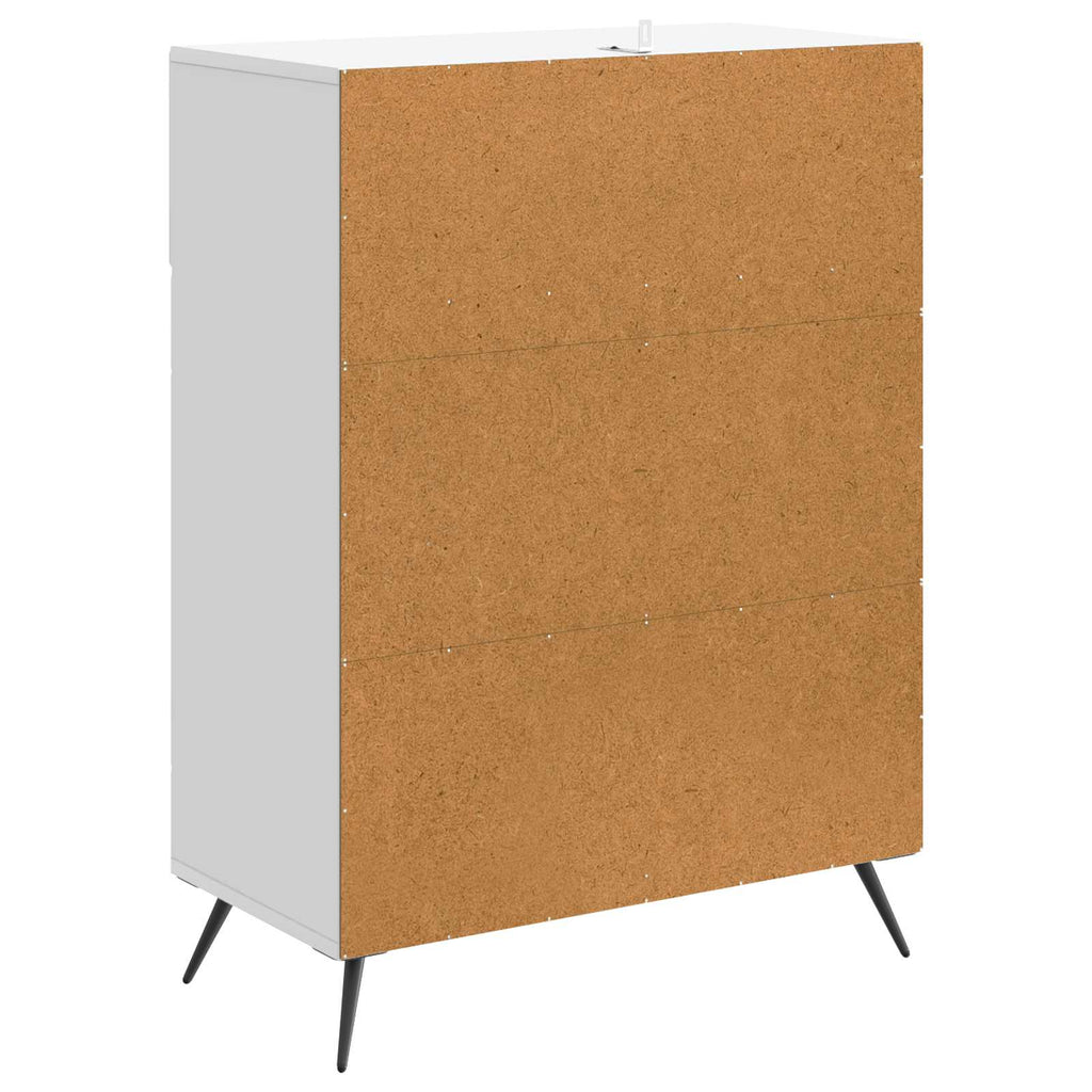 vidaXL Bufet z szufladą Biały 66 x 34,5 x 90 cm Drewno inżynieryjne