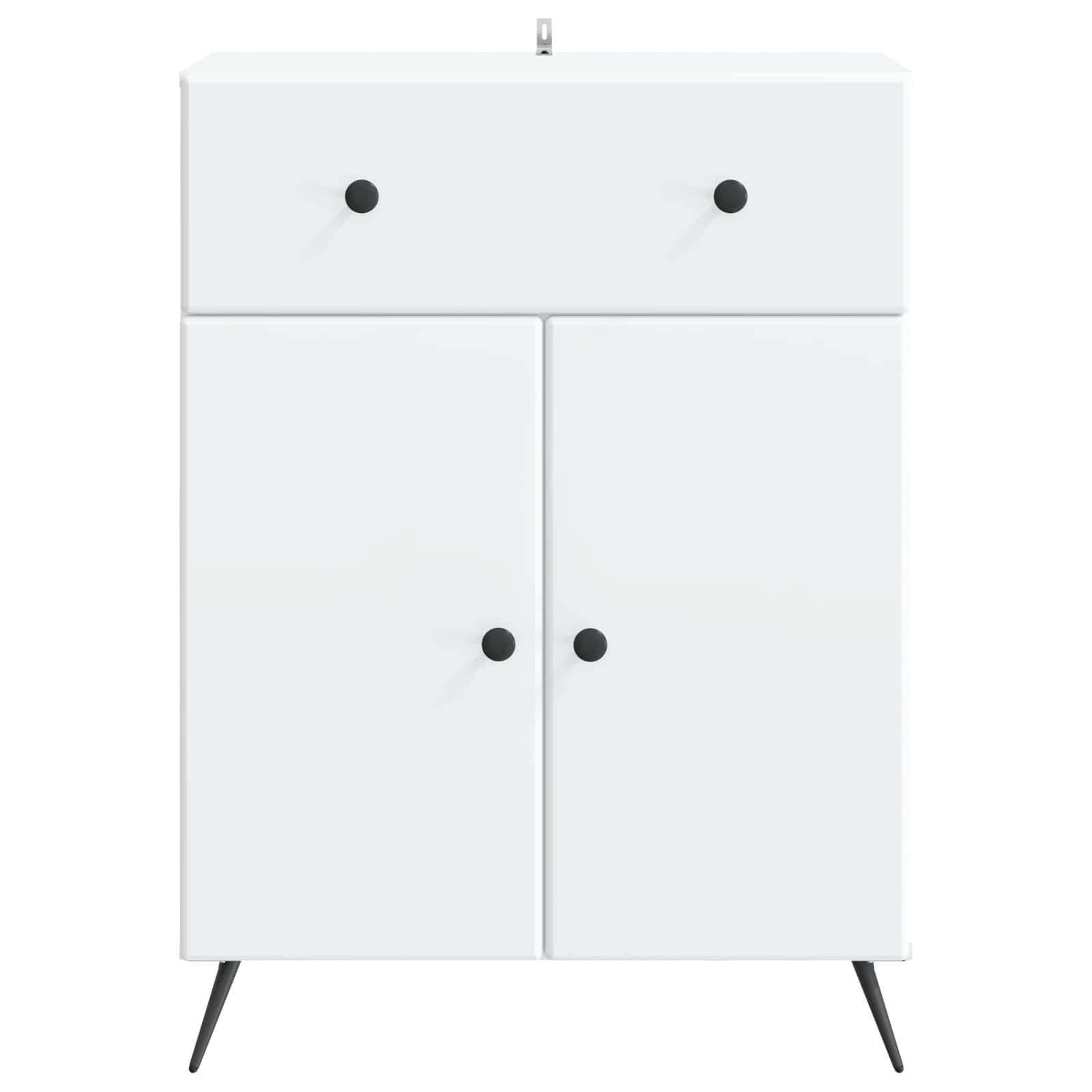 vidaXL Bufet z szufladą Biały 66 x 34,5 x 90 cm Drewno inżynieryjne