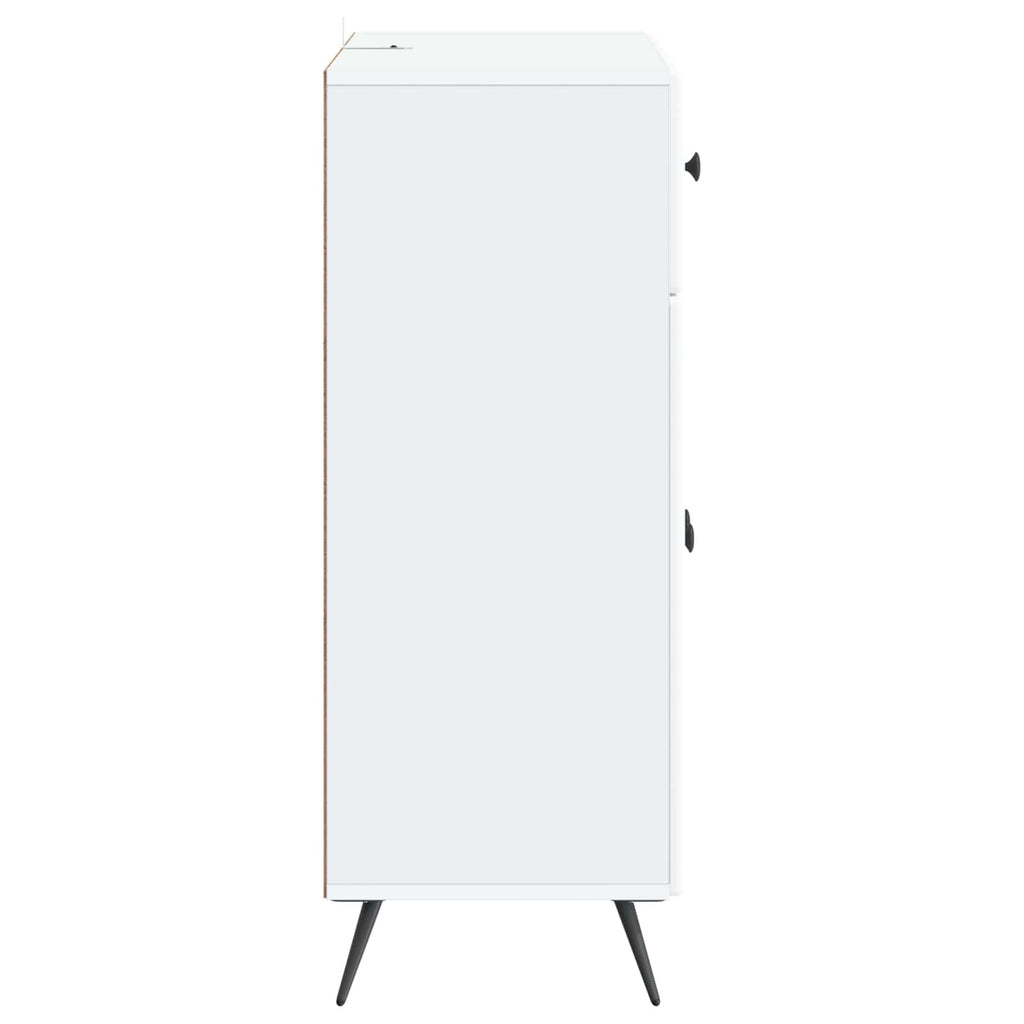 vidaXL Bufet z szufladą Biały 66 x 34,5 x 90 cm Drewno inżynieryjne