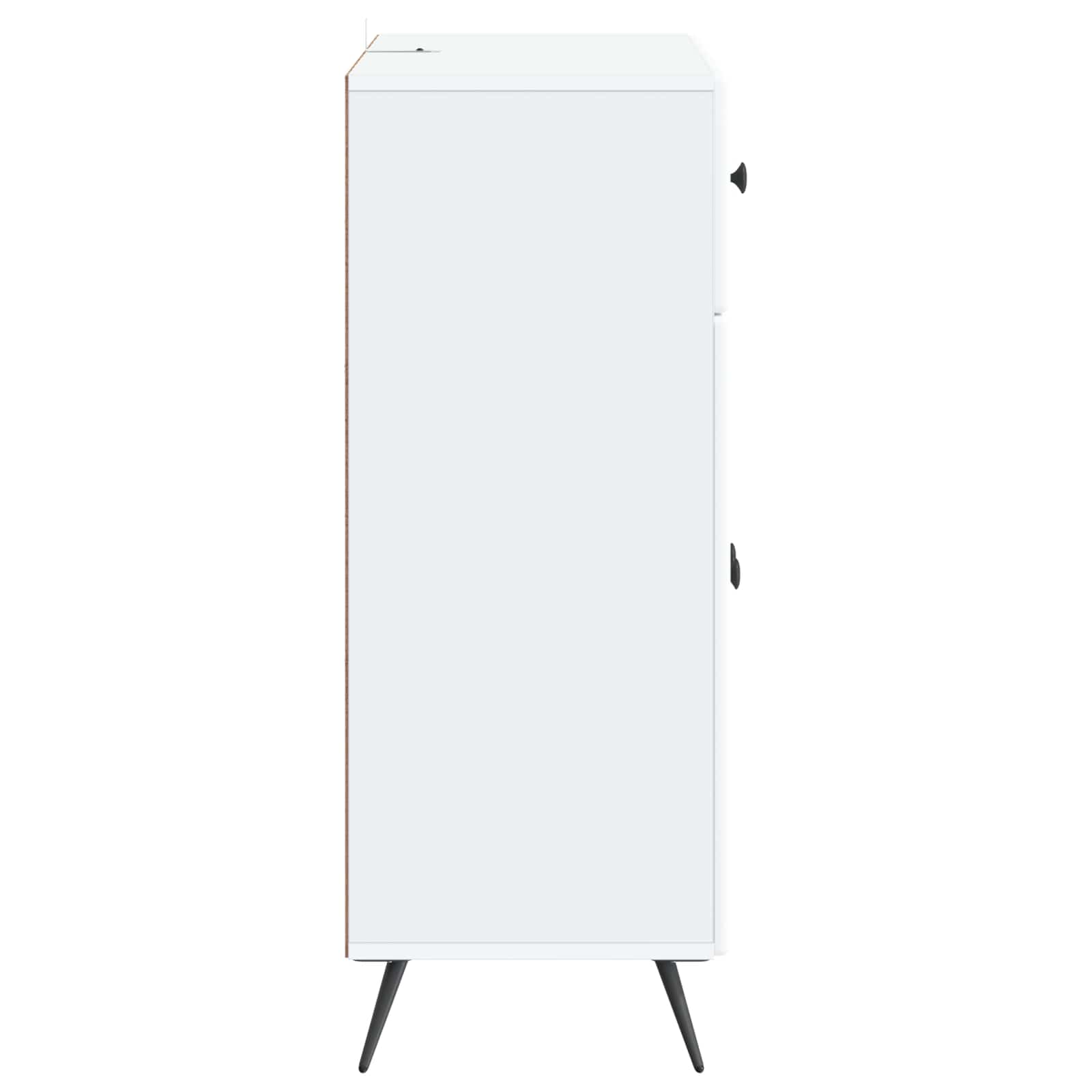 vidaXL Bufet z szufladą Biały 66 x 34,5 x 90 cm Drewno inżynieryjne