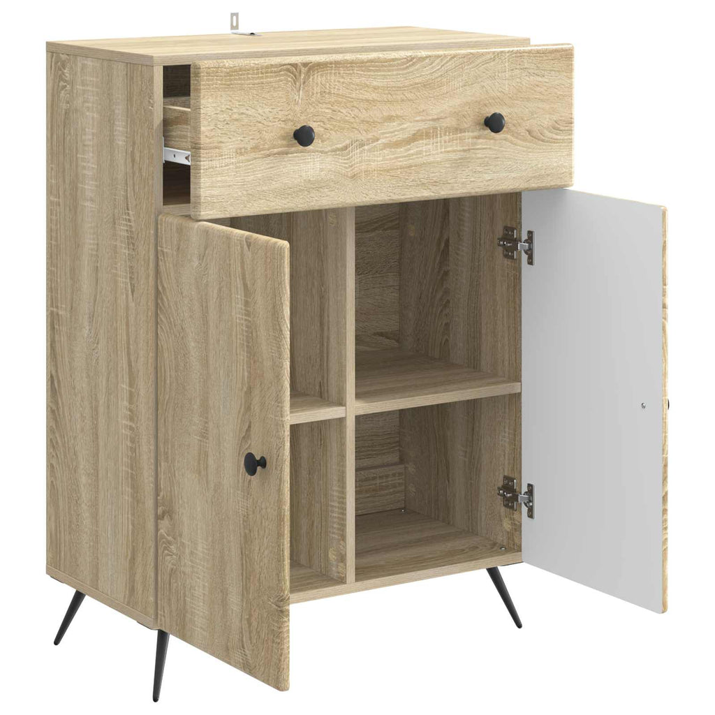 vidaXL Bufet dąb Sonoma 66 x 34,5 x 90 cm Drewno inżynieryjne