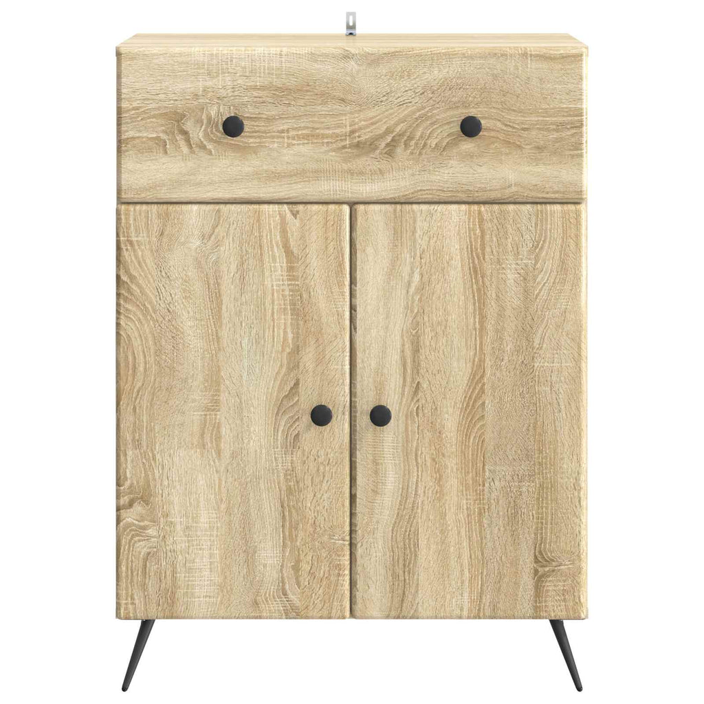 vidaXL Bufet dąb Sonoma 66 x 34,5 x 90 cm Drewno inżynieryjne