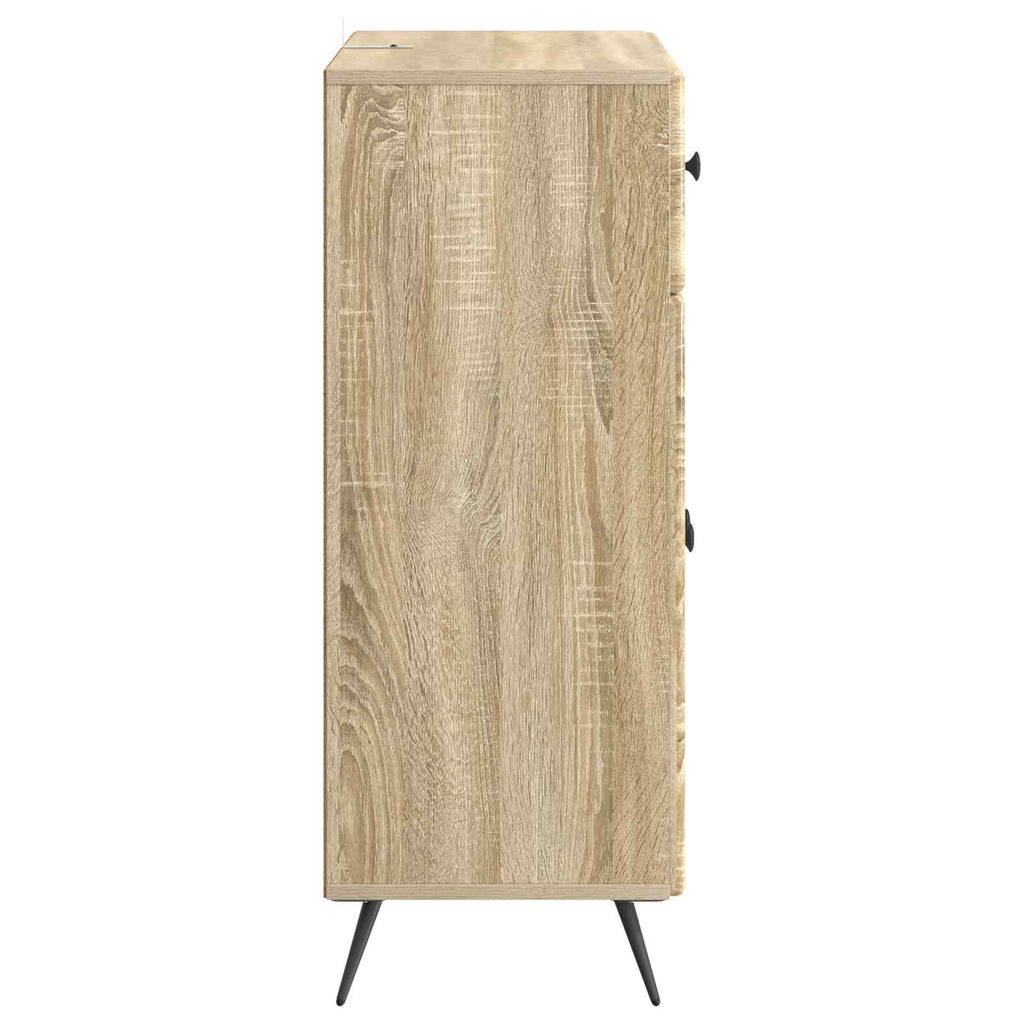 vidaXL Bufet dąb Sonoma 66 x 34,5 x 90 cm Drewno inżynieryjne
