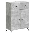 vidaXL Bufet Betonowy szary 66 x 34,5 x 90 cm Drewno inżynieryjne