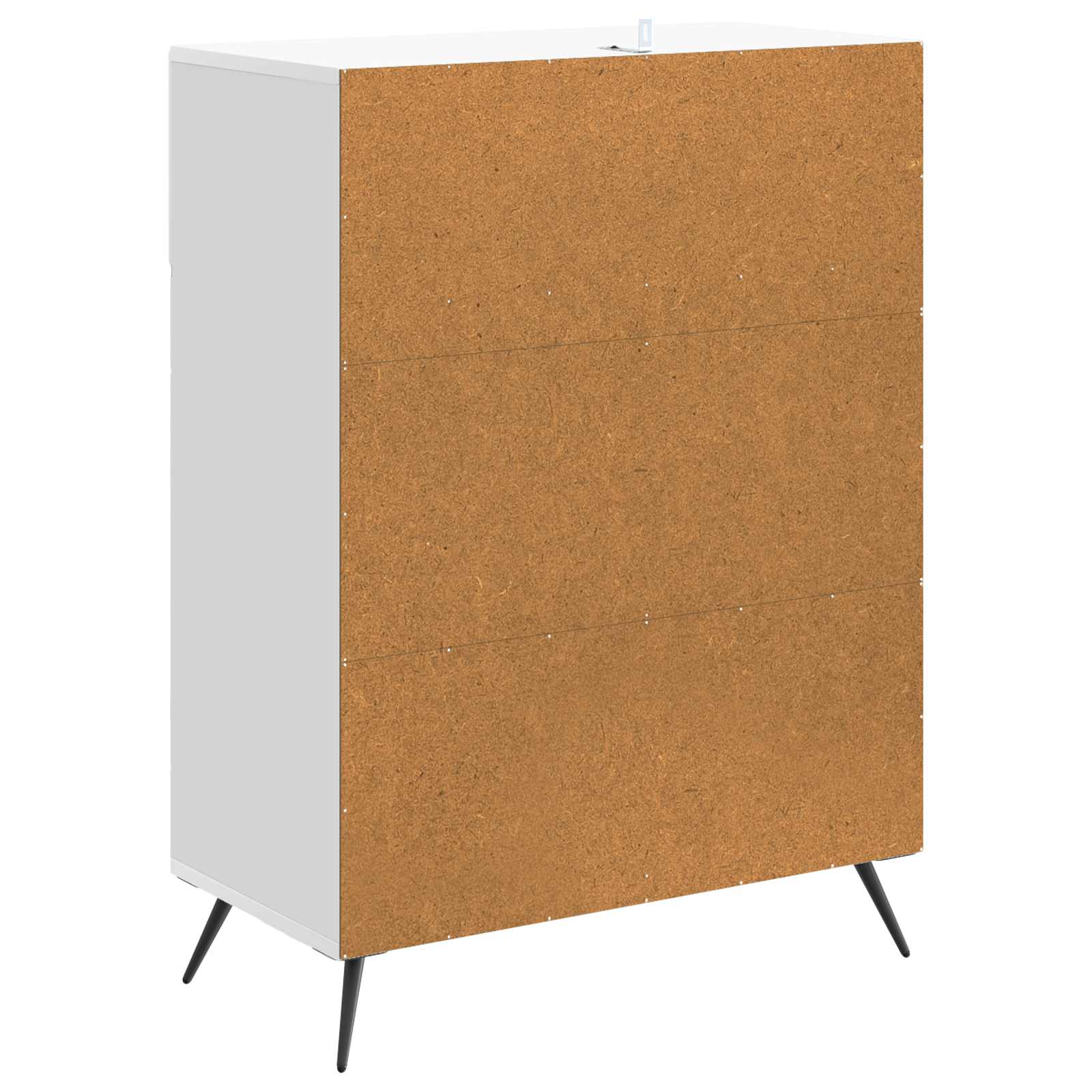 vidaXL Bufet Biały wysoki połysk 66 x 34,5 x 90 cm Drewno inżynieryjne