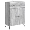 vidaXL Bufet Szary Sonoma 66 x 34,5 x 90 cm Drewno inżynieryjne